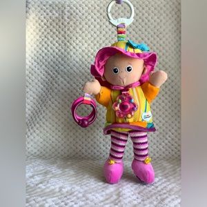 Tomy Lamaze My Friend Emily 12in Sensory Doll Stroller ClipOn Baby Toy